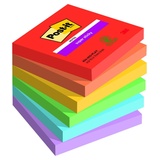 Post-it Post-it® Playful Haftnotizen extrastark farbsortiert 6 Blöcke