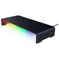 Razer Monitor Stand Chroma - Aluminium-Monitor-Ständer mit 4-fach-USB-C-Hub, Powered by Razer ChromaTM RGB
