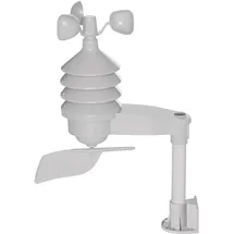 EMOS E06016 Drahtloser Sensor/Windsensor/Anemometer/Windfühler/Funkwindsensor für Wetterstation E6016, Weiß