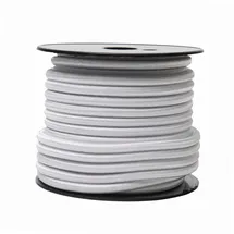WERKA PRO Weißer elastischer Spannbänder Ø 8mm x 20m