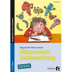 Führerschein: Zeichensetzung