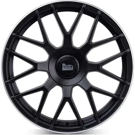 MAM GT1 8,5 x 19 5 x 100 ET45 Matt Schwarz Lip Polish