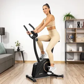 gymtek Gymtek® Magnetischer Heimtrainer, Fahrrad für Zuhause - bis 120kg - 8 Widerstandsstufen, 5kg Schwungmasse - LCD Display - für Home Gym Fitness