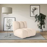 LeGer Home by Lena Gercke Sessel Priya Polyester Bouclé 102,5 x 83 x 106,5 cm Beige