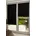 Seitenzugrollo Thermo Klemmfix-Rollo 60 150 schwarz