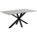VCM Esstisch Heaven 160 x 90 cm Keramik Grau