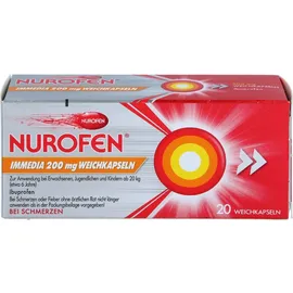 RECKITT Nurofen Immedia 200 mg Weichkapseln