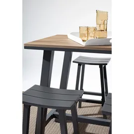 BIZZOTTO Barhocker KEANU 42 x 31 cm Anthrazit