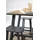 BIZZOTTO Barhocker KEANU 42 x 31 cm Anthrazit