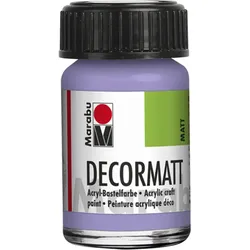 Marabu 140139007 Marabu Decormatt Acryl Lavendel 007, 15 ml