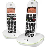 Doro PhoneEasy 100w duo, Telefon, Weiss