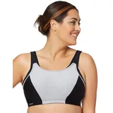 GLAMORISE Sport-BH mit variablem Halt - Schwarz 105I Damen