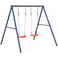 VidaXL Schaukel-Set mit 2 Schaukelsitzen