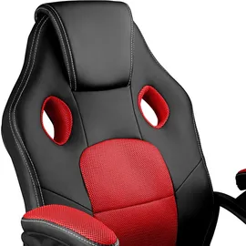 Tectake Mike schwarz/rot