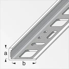 Alfer Fliesenprofil Messing