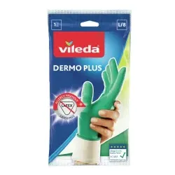 Vileda Sanft & Schonend Dermo Plus Handschuhe 666 , Größe: L (groß)