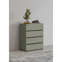INOSIGN Kommode »Cross,Breite 60 cm, moderne grifflose Sideboard,4 Schubkästen«,