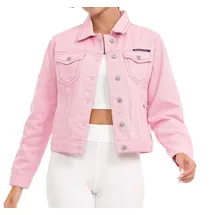 Cipo & Baxx Jeansjacke in Pink | Gr.: XL