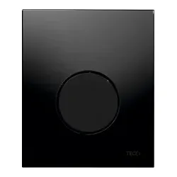 TECEloop Urinal Betätigungsplatte 9242657 Glas schwarz, Taste schwarz