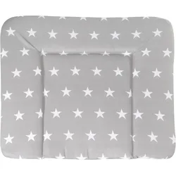Wickelauflage ROBA "Little Stars, grau", grau (grau, weiß), B:85cm L:75cm, Baumwolle, Polyester, Wickelauflagen