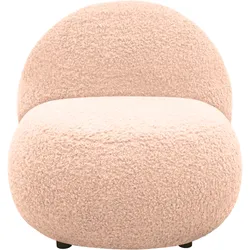 Sessel INOSIGN "Mithras II Cocktailsessel", beige, B:73cm H:76cm T:75cm, 100% Polyester, Sessel, Bouclé oder Fellimitat; Lieferzeit nur ca. 2 Wochen