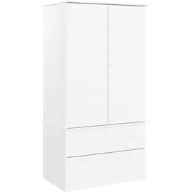 vidaXL Kleiderschrank ALTA 90 x 170 x 55 cm Weiß