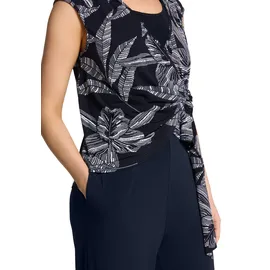 Vera Mont Overall VERA MONT "Damen im Layer Look", Damen, Gr. 38, Normalgrößen, patch dunkelblau, dunkelblau, Obermaterial: 95% Polyester, 5% Elasthan, figurumspielend, Rundhals, Overalls Overall