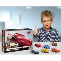 Craze Adventskalender Kalender 13786 Advent CARS mit 3D Figuren