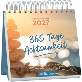 arsEdition Mini-Wochenkalender 365 Tage Achtsamkeit 2027