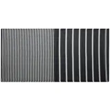Beliani Outdoor-Teppich, Kunststoff, Gestreift, Rechteckig, 90x180 cm Teppiche - Böden, Teppiche, Outdoorteppiche