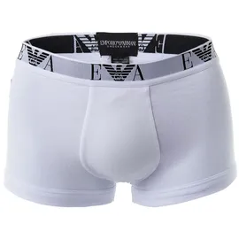 Emporio Armani Herren Shorts Vorteilspack - Trunks, Pants, Unterwäsche, Stretch Cotton weiß L