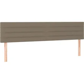 vidaXL Boxspringbett 180 x 200 cm Taupe