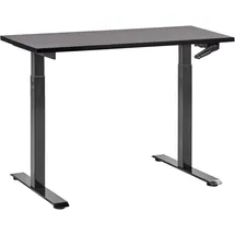 Beliani Schreibtisch Destin III Schwarz