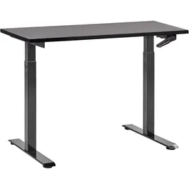 Beliani Schreibtisch Destin III Schwarz