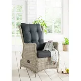 Destiny Casa Relax Polyrattan Sessel 68 x 83 x 105 cm vintage weiß 3 St.
