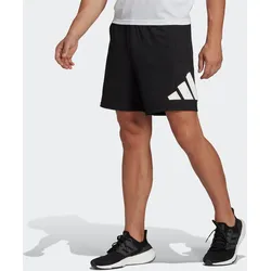 Shorts ADIDAS PERFORMANCE "TRAIN ESSENTIALS LOGO TRAINING", Herren, Gr. M, N-Gr, schwarz-weiß (schwarz, weiß), Web, Obermaterial: 100% Polyester, sportlich, Hosen