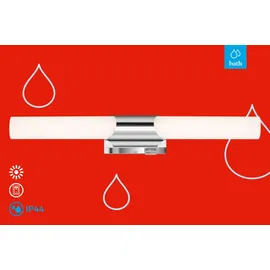 Briloner KLAK LED Spiegelleuchte 0 W 0 lm 0 K Silber/Weiß