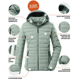 G.I.G.A. DX by killtec Damen Steppjacke/Funktionsjacke in grün, aquaverde,