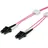EasyLan LWL-LED-Patchkabel duplex 50/125μm OM4, LC/LC, violett, 7,5 m
