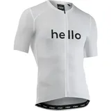 Northwave Blade Hello Goodbye Trikot (Größe L, weiss)