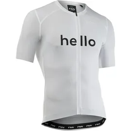 Northwave Blade Hello Goodbye Trikot (Größe L, weiss)