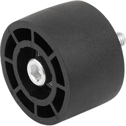 ROLLE MIT KUGELLAGER, P=Ø30 KUNSTSTOFF, SCHWARZ