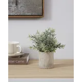 EGLO Kunstpflanze Chitose im Topf grün 24 x 16 cm