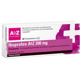 Ibuprofen AbZ 200 mg: Bewährte Hilfe bei Schmerzen, Fieber und entzündungsbedingten Schmerzen, 20 Filmtabletten