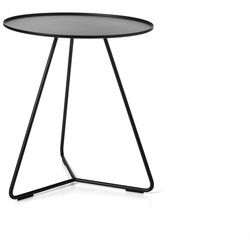 Beistelltisch Steely Möller Design schwarz, Designer Klaus Nolting, 45 cm