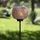 MARELIDA Windlicht Teelichthalter Deko Mosaik Gartenstecker Gartenstab orange