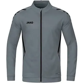 Jako Challenge Polyesterjacke steingrau/schwarz M