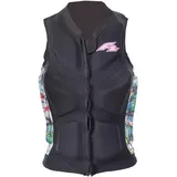 F2 Damen Prallschutz Weste Schwarz S