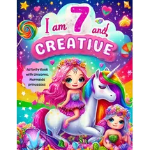 Independently published Gifts for 7 Year Old Girls : I Am 7 and Creative : Activity Book with Unicorns, Mermaids, Princesses: Christmas Birthday Presents for Girl Age Seven (Kids Books : I Am Creative, Band 7)