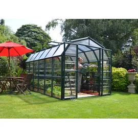 CANOPIA Grand Gardener Gewächshaus Aluminium Grün Polycarbonatplatten 0,8 mm 10,3 m2
